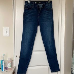 KUT from the Kloth dark wash high rise skinny jean